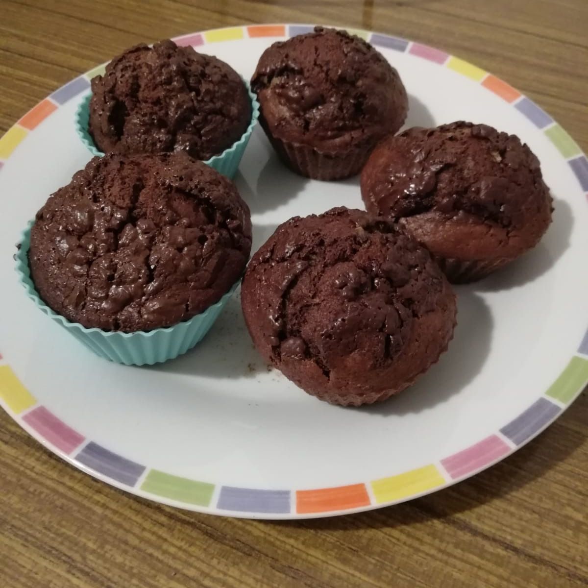Muffin rapa rossa e cioccolato
