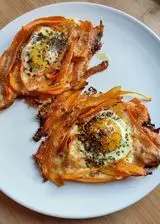 Ricetta Nidi di carote e uova