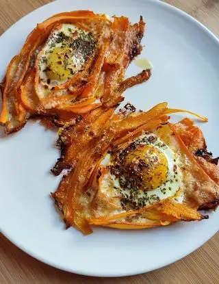 Ricetta Nidi di carote e uova di tiziana.bianco