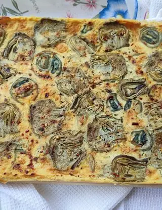 Ricetta Farinata di ceci con carciofi e cipolle di tiziana.bianco