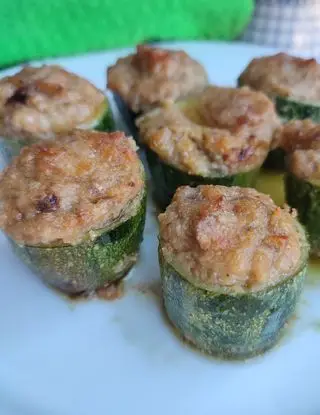 Ricetta Zucchine ripiene con crema di fagioli di tiziana.bianco