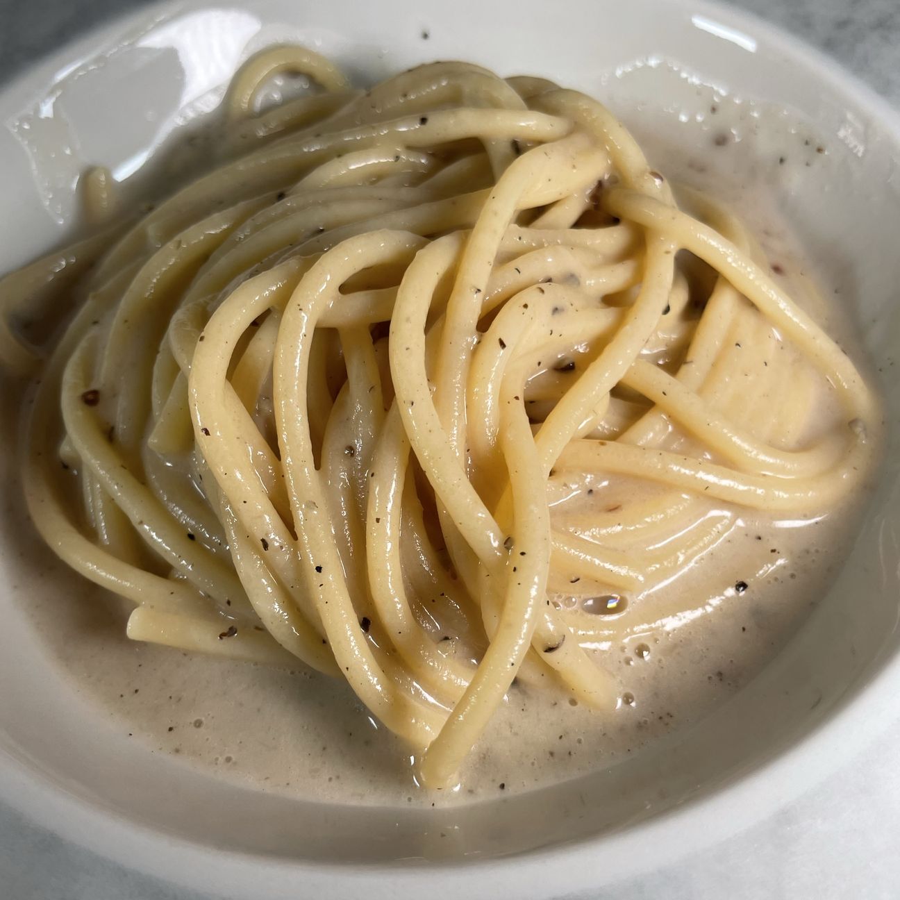 Spaghettone Cacio e pepe