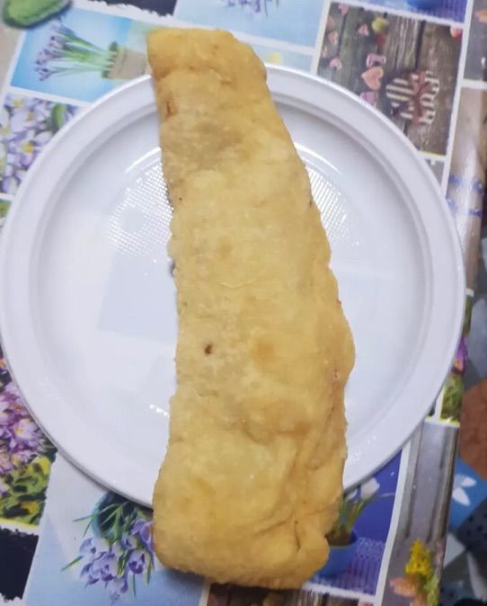 Pizza fritta fatta in casa