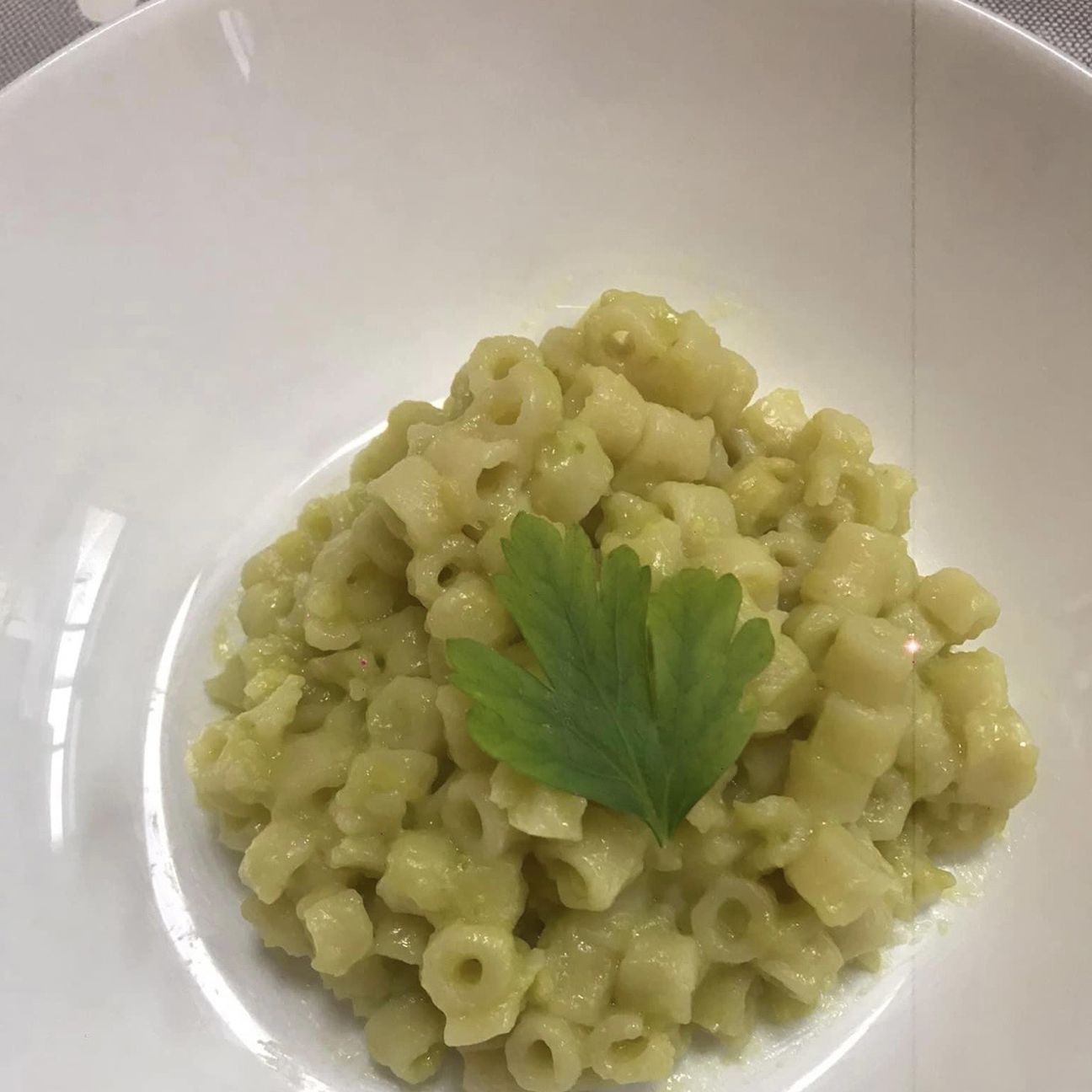 Dadini con crema di zucchini
