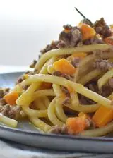 Ricetta BIGOLI RAGù E ZUCCA