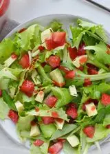 Ricetta INSALATA CON VINAIGRETTE DI FRAGOLE