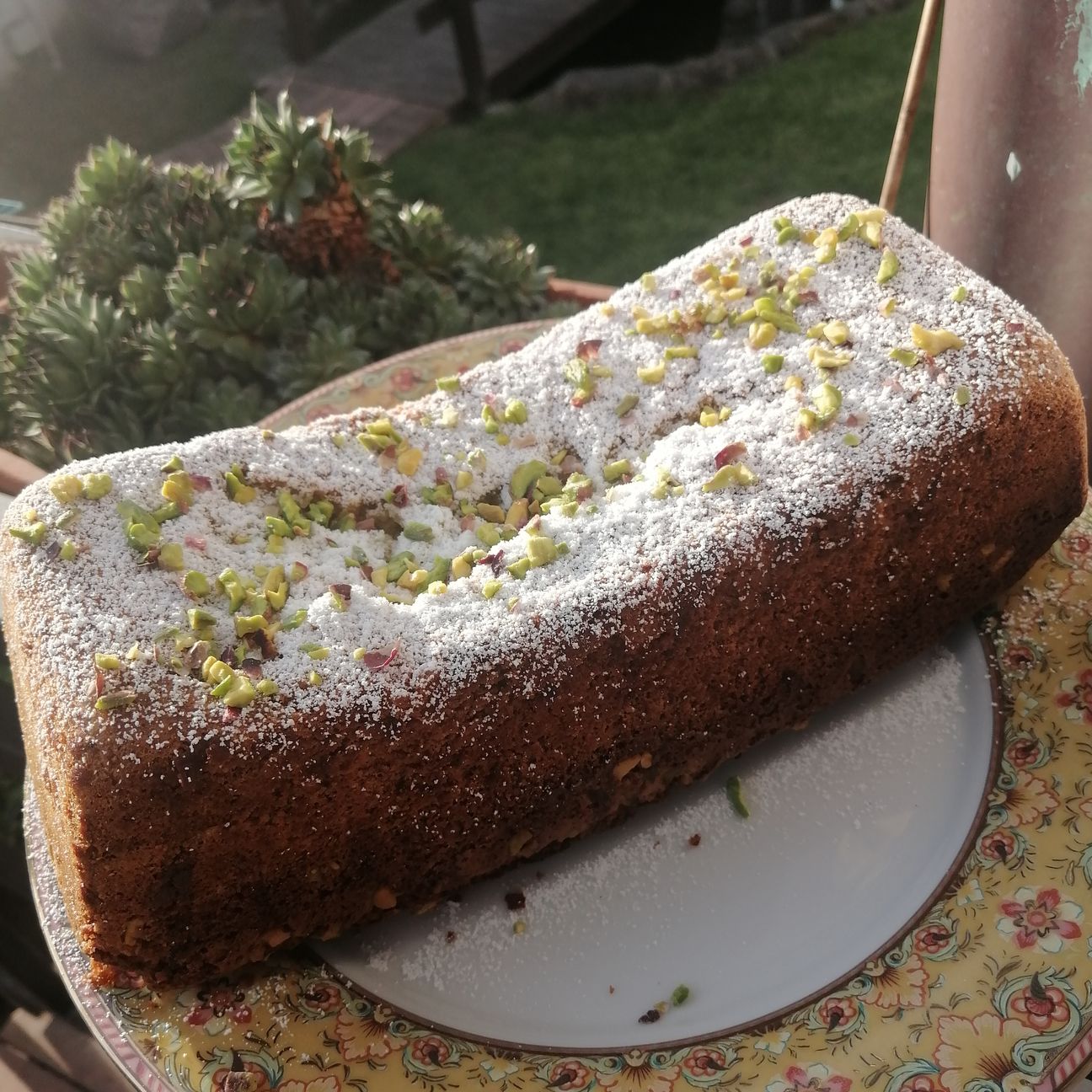 Plumcake al pistacchio