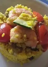 Ricetta Cous cous con gamberi e verdure