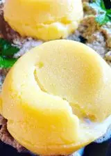 Ricetta Tortino di polenta dal cuore morbido di formaggio con crema di funghi