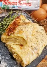 Ricetta Cannelloni di crepes gratinati