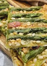 Ricetta Croccantella di sfoglia  agli asparagi