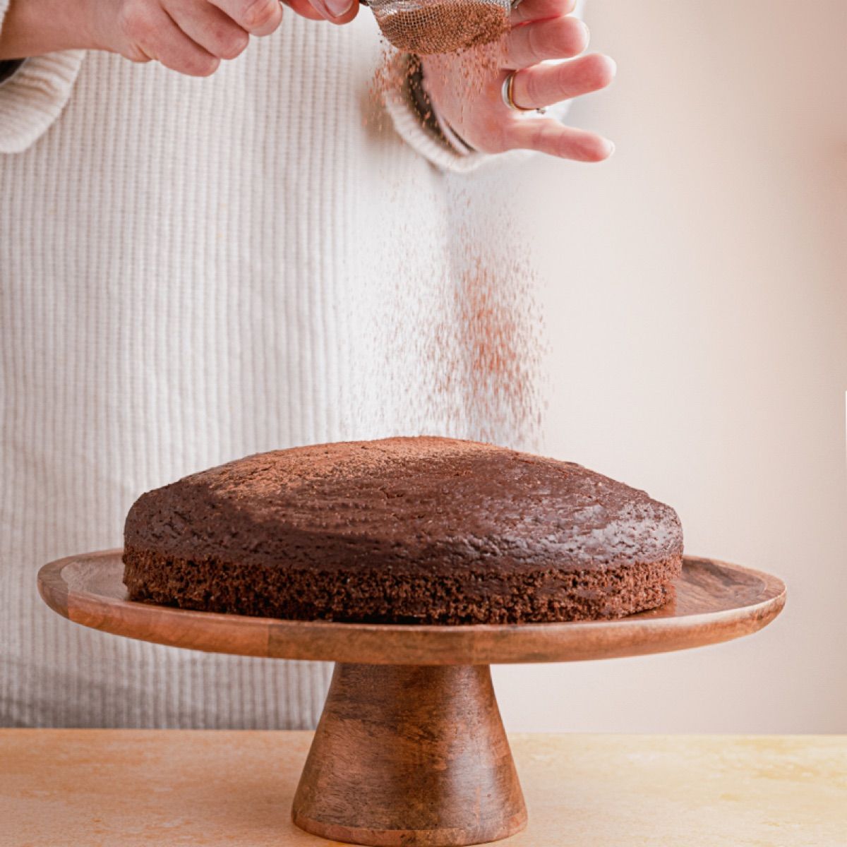 Torta all’acqua al cacao