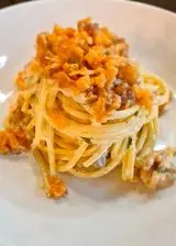 Ricetta spaghetti quadrati al salmone # vigilia