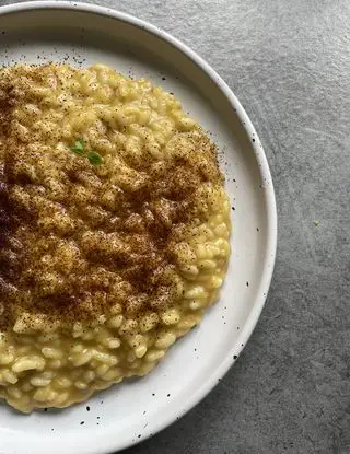 Ricetta Risotto zucca, porcini e liquirizia di lacheffapropone