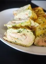 Ricetta Rotolo di frittata con zucchine e fiori di zucca