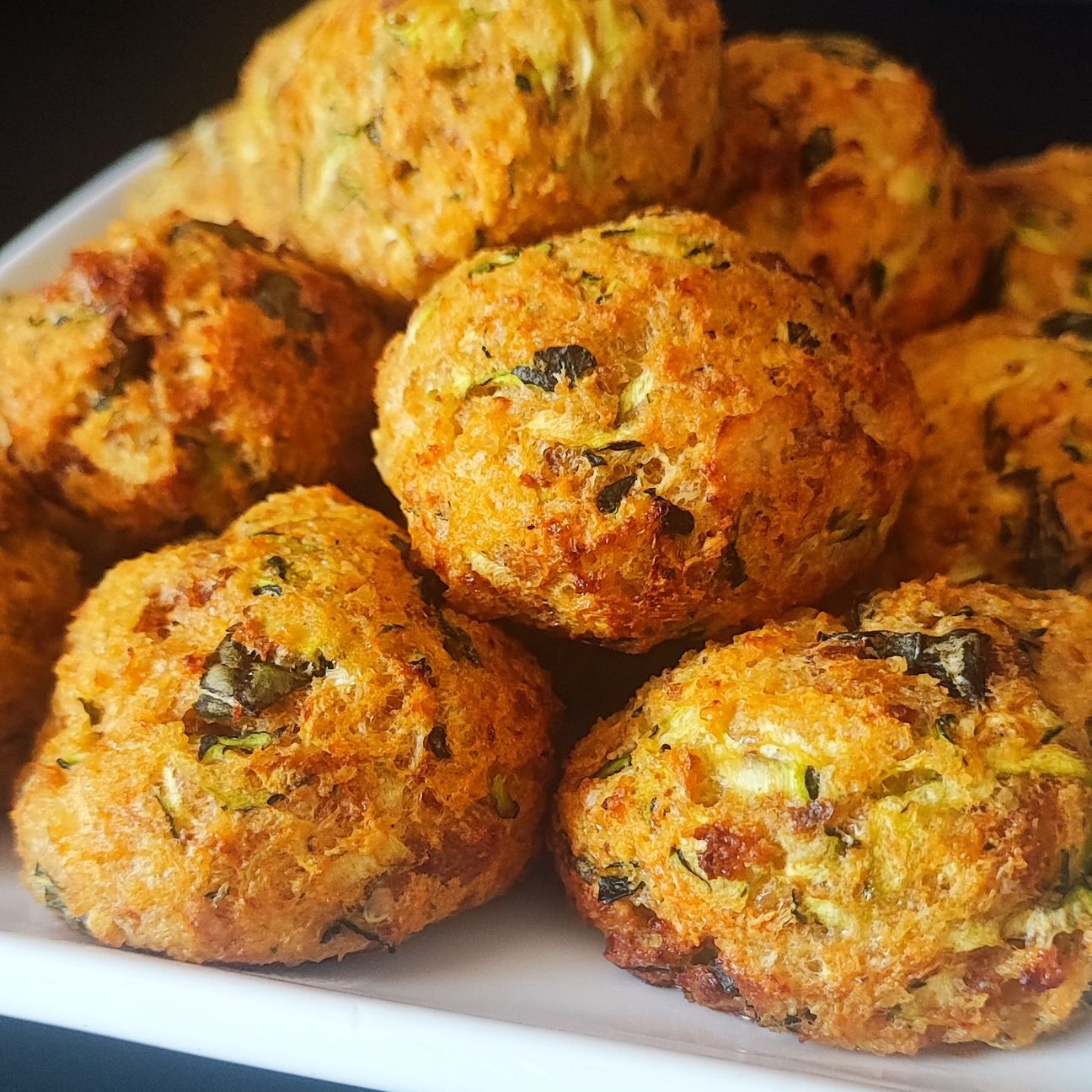 Polpette di zucchine al forno