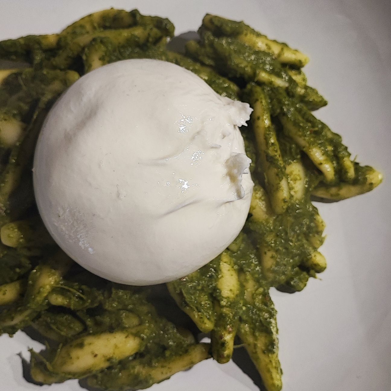 Cecatelli, cime di rapa e burrata