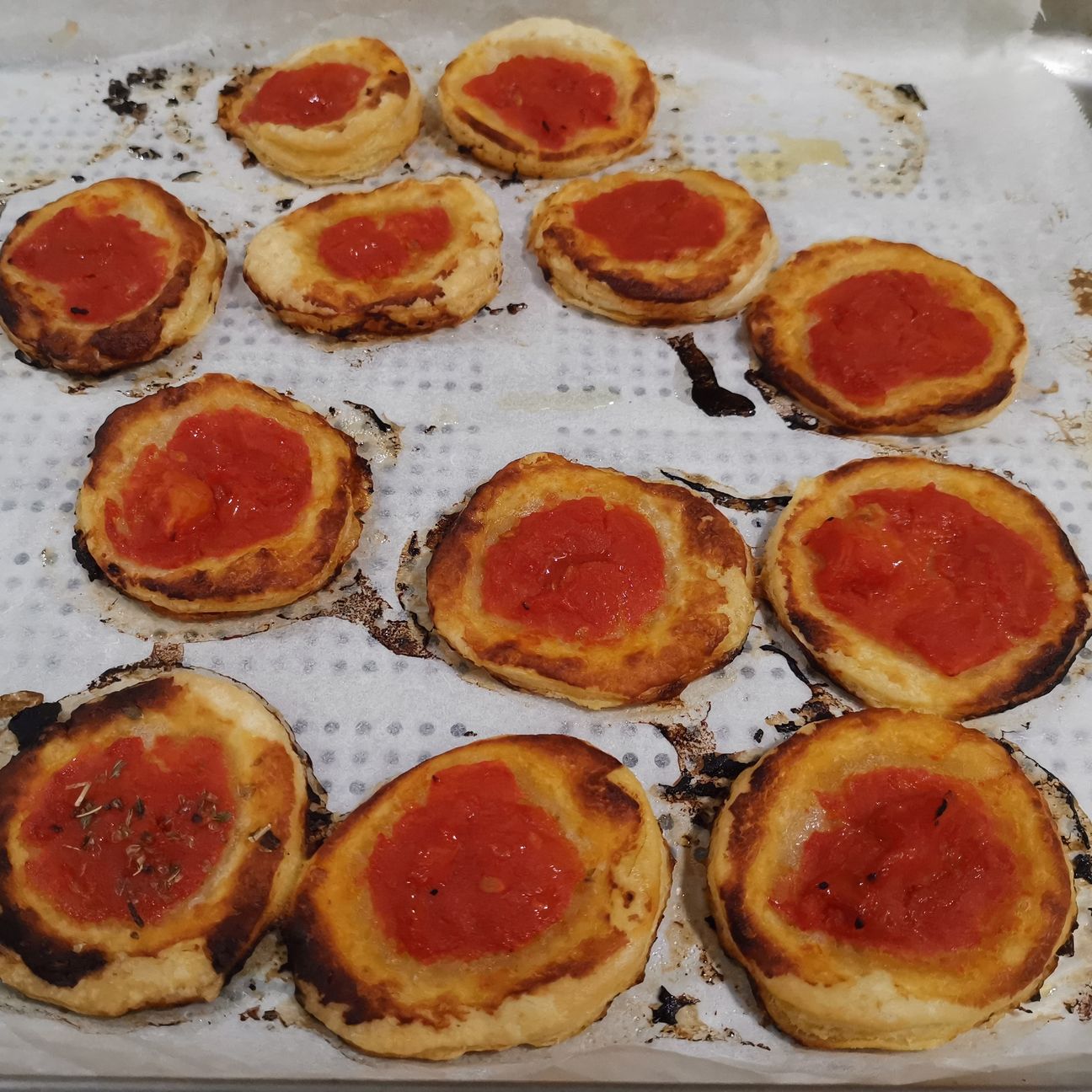 Pizzette rosse