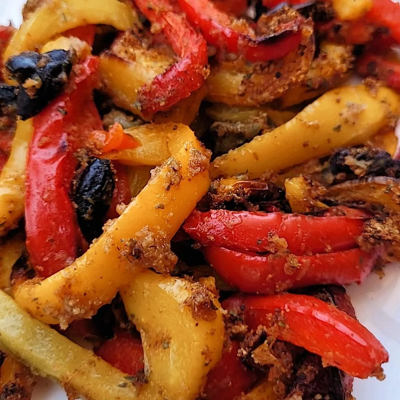 Peperoni gratinati al forno 😀