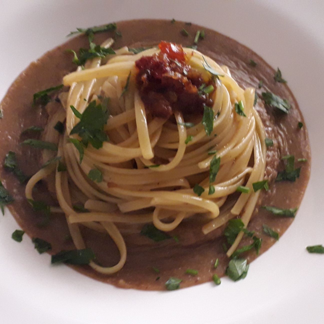 Linguine all'anduja