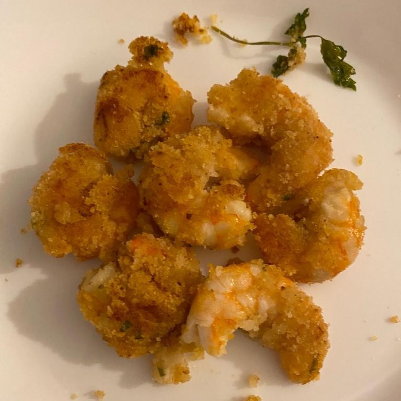 Mazzancolle gratinate