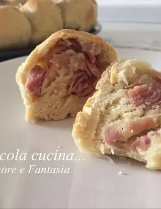 Ricetta Danubio ripieno con mix salumi e formaggio di lamiapiccolacucinamorefantasia