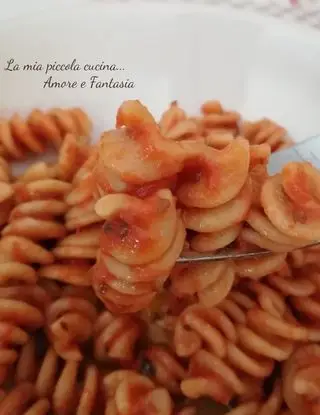 Ricetta Fusilli integrali alla pizzaiola di lamiapiccolacucinamorefantasia