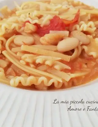 Ricetta Pasta e fagioli cremosissima di lamiapiccolacucinamorefantasia