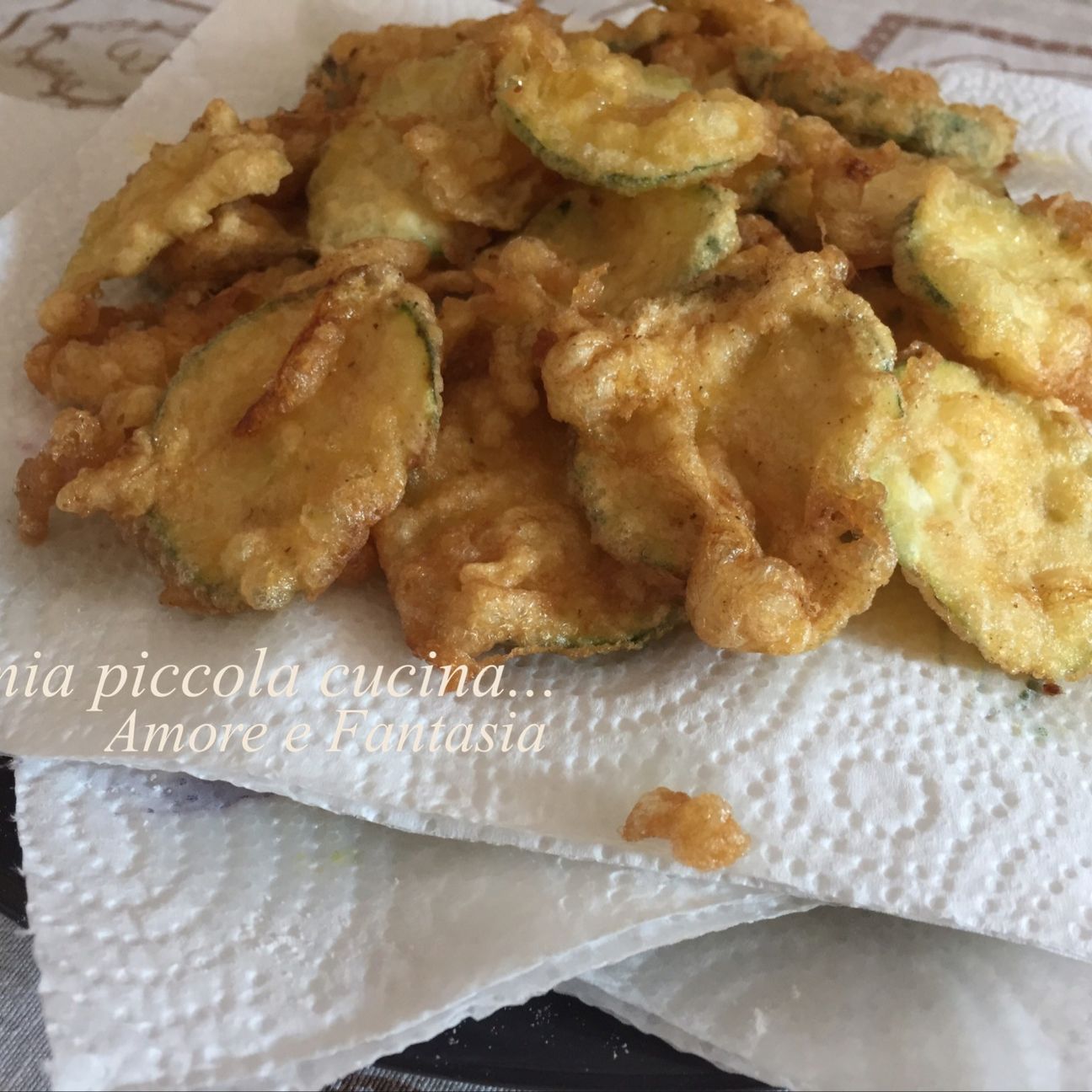 Zucchine fritte all'uovo