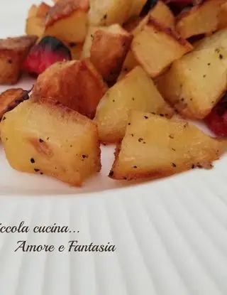 Ricetta Cubetti di patate al forno con peperoni di lamiapiccolacucinamorefantasia