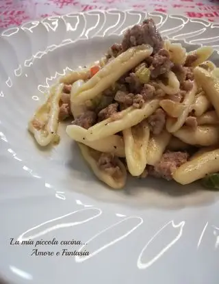 Ricetta Cortecce cremose con carne macinata di lamiapiccolacucinamorefantasia