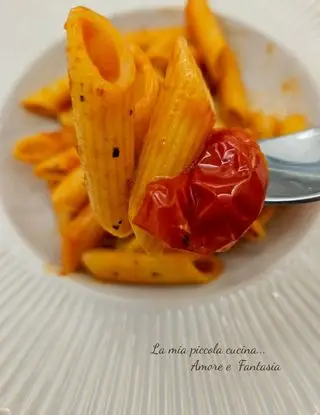 Ricetta Pennoni rigati al sugo di pomodorini datterini di lamiapiccolacucinamorefantasia