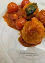 Ricetta Polpettine al sugo di pomodorini, senza uova