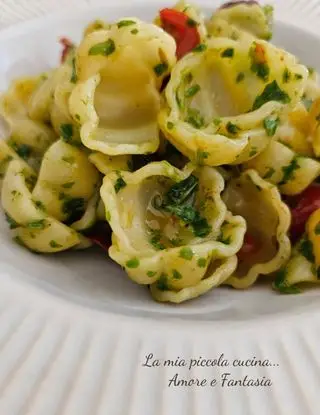Ricetta Gnocchi al pesto di rucola con pomodorini confit di lamiapiccolacucinamorefantasia