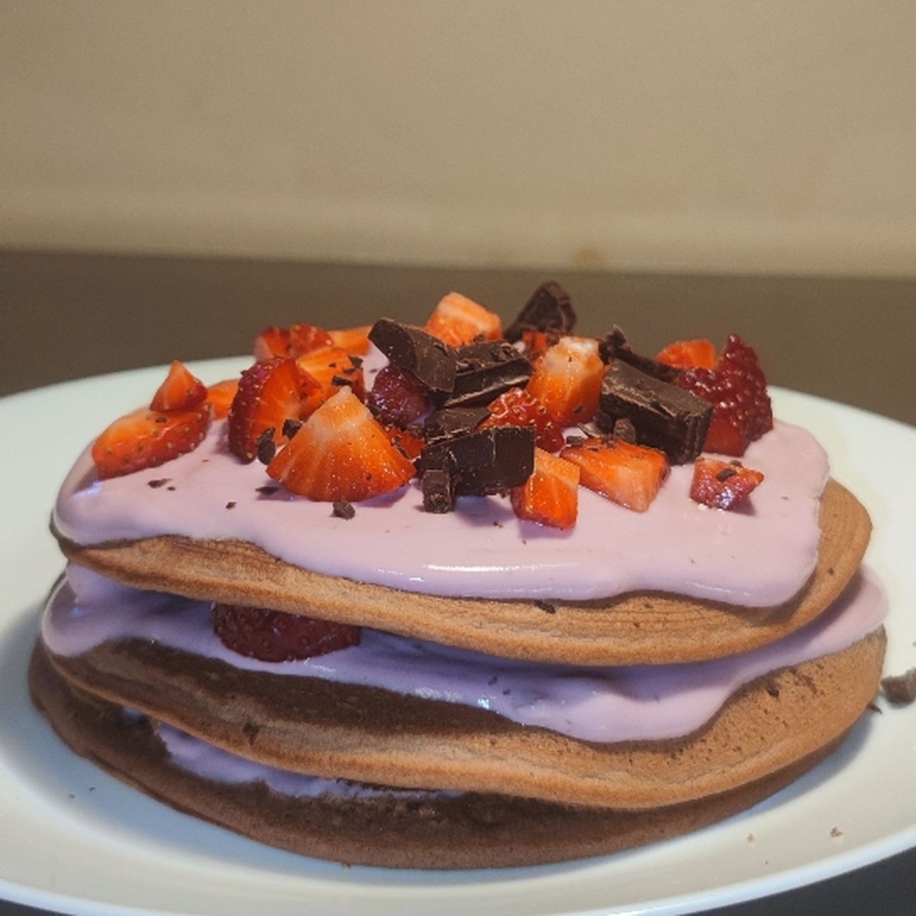 Pancake proteici al cacao