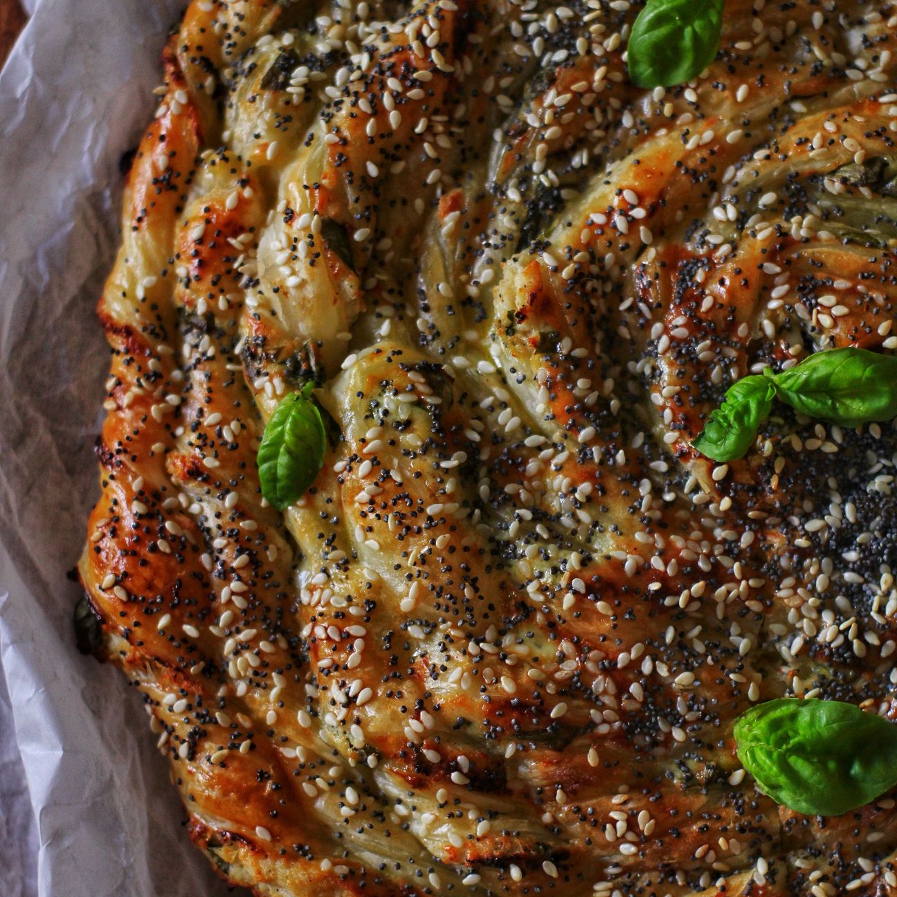 Girella di sfoglia alla ricotta