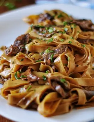 Ricetta Tagliatelle 'risottate' ai funghi porcini secchi di ilpugliesechecucina