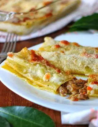 Ricetta Cannelloni ripieni di salsiccia e funghi di ilpugliesechecucina