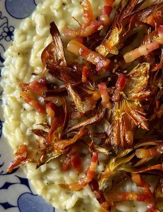 Ricetta Risotto saporito ai carciofi di ilpugliesechecucina