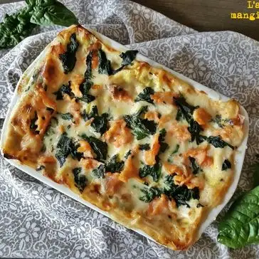 Ricetta Lasagne al salmone con robiola e spinaci di luciapanico77