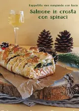 Ricetta Salmone in crosta con spinaci