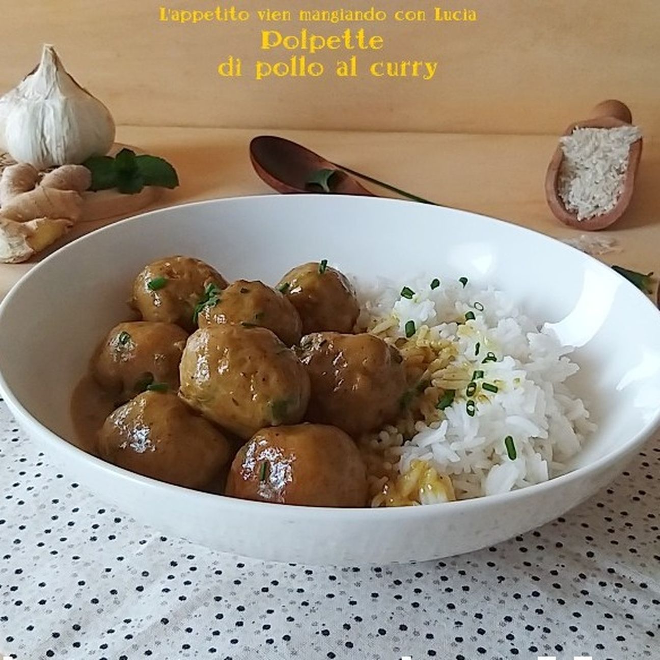 Polpette di pollo al curry