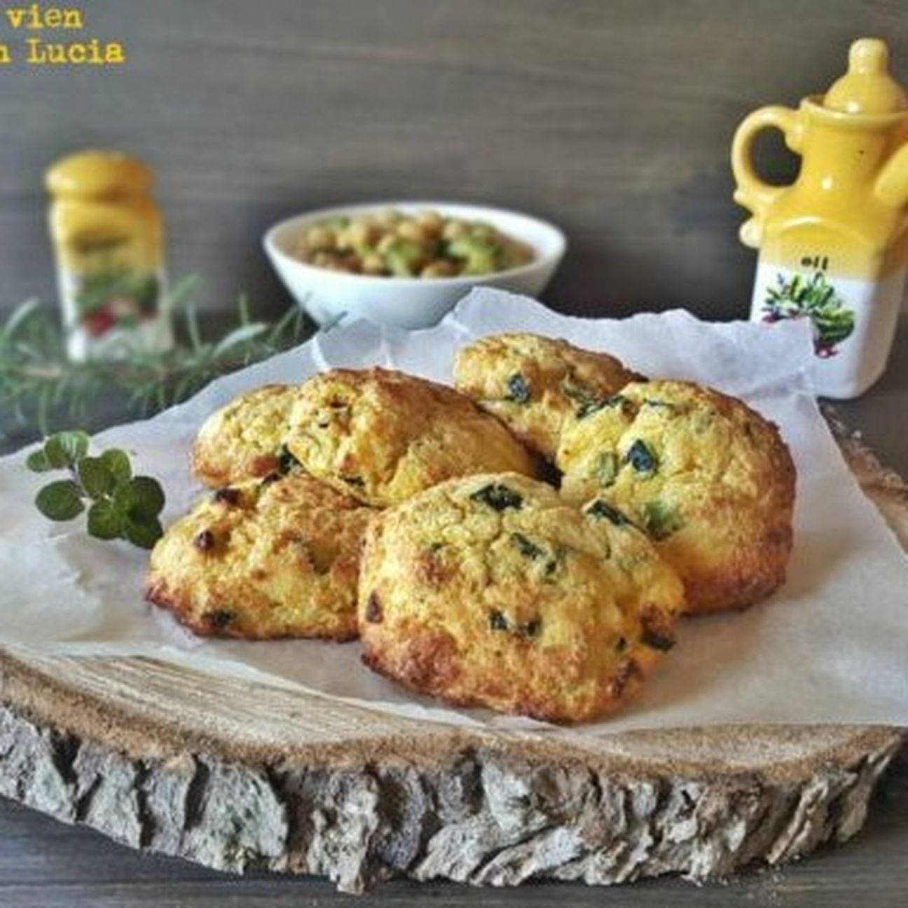 Polpette di ceci e zucchine al forno