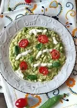 Ricetta Risotto con piselli e stracciatella