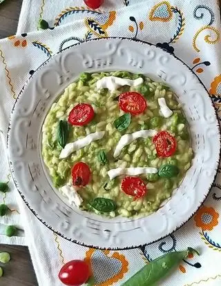 Ricetta Risotto con piselli e stracciatella di luciapanico77