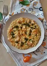 Ricetta Risotto pomodorini gialli e mazzancolle