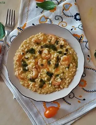 Ricetta Risotto pomodorini gialli e mazzancolle di luciapanico77