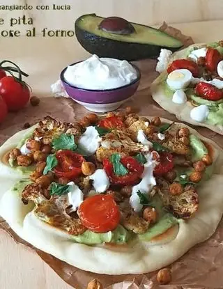 Ricetta Pane pita con cavolfiore al forno di luciapanico77