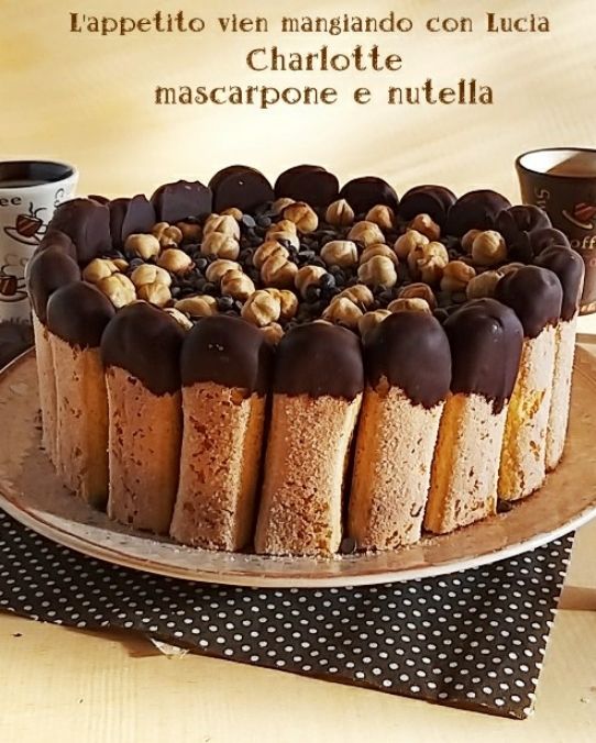 Charlotte mascarpone e nutella