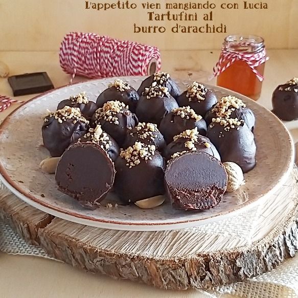 Tartufini al burro d'arachidi